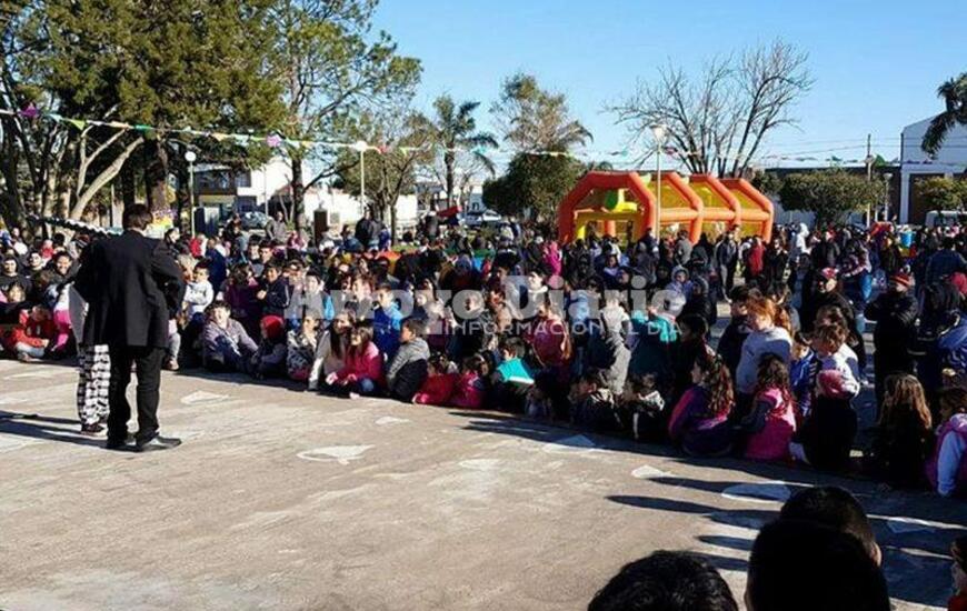 Gran convocatoria. El festejo del Día del Niño es uno de los eventos más esperados año tras año en Fighiera.