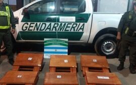 Imagen de Descubren 100 kilos de cocaína ocultos en mesas de madera
