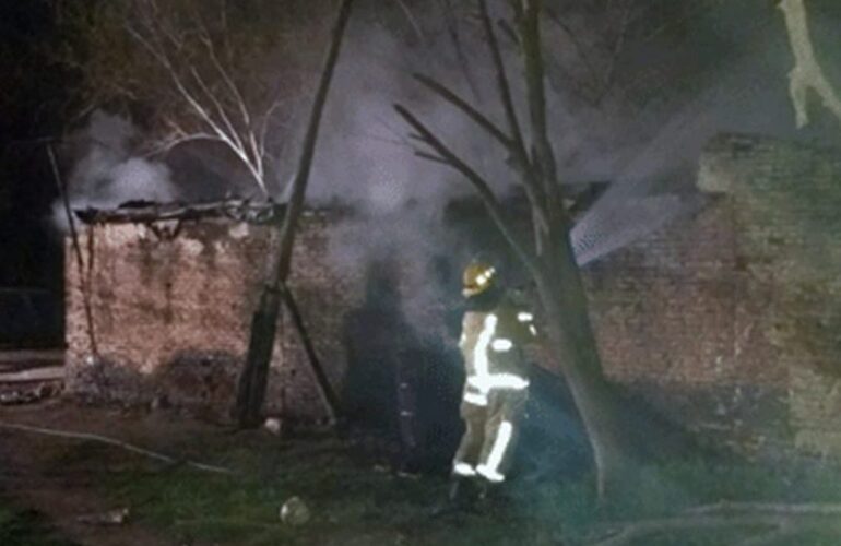 Imagen de Incendio en una vivienda en Alvear