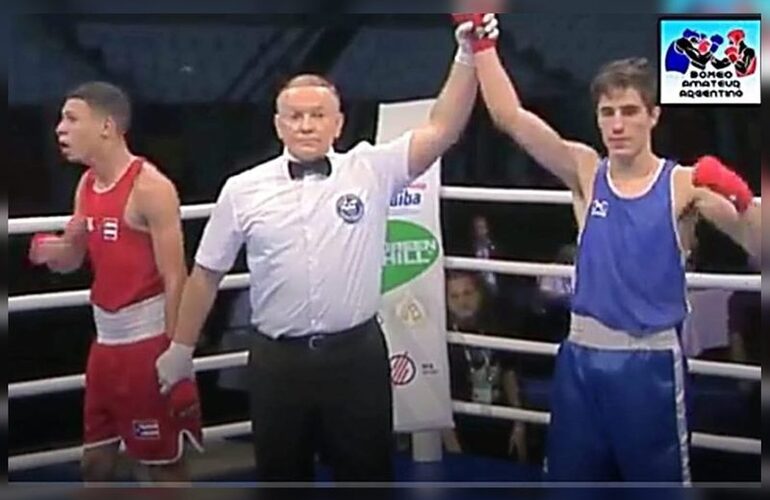 Imagen de Mirco ganó la primera pelea y mañana enfrenta a púgil Usbeko