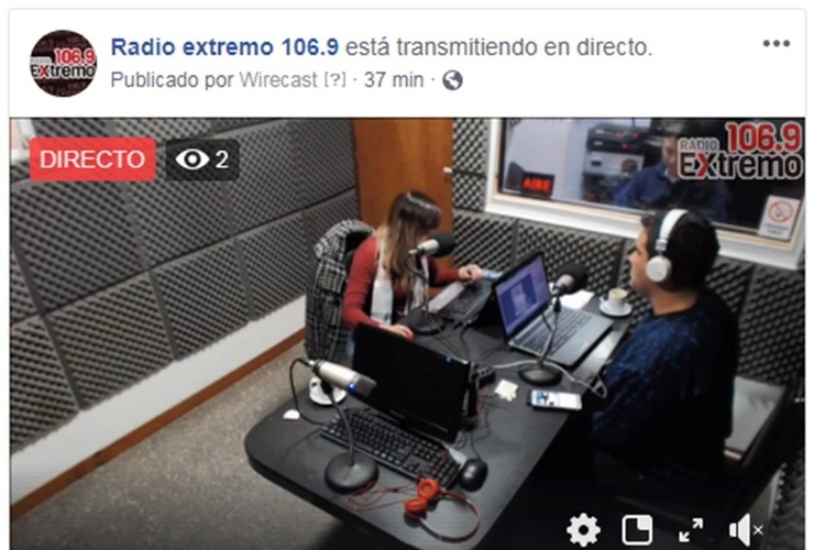 Imagen de Emisión EN VIVO, Dos & Pico Radio Extremo 106.9