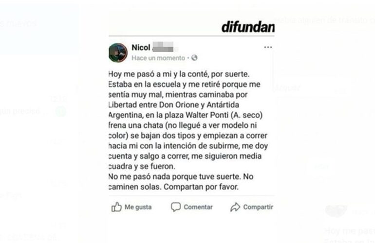 La publicación que se viralizó en las redes sociales. Foto: captura de pantalla.