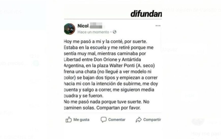 La publicación que se viralizó en las redes sociales. Foto: captura de pantalla.