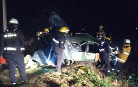 Hoy a la madrugada. De acuerdo a los primeros datos, el siniestro ocurri&oacute; cerca de las 5 de la ma&ntilde;ana de este s&aacute;bado.