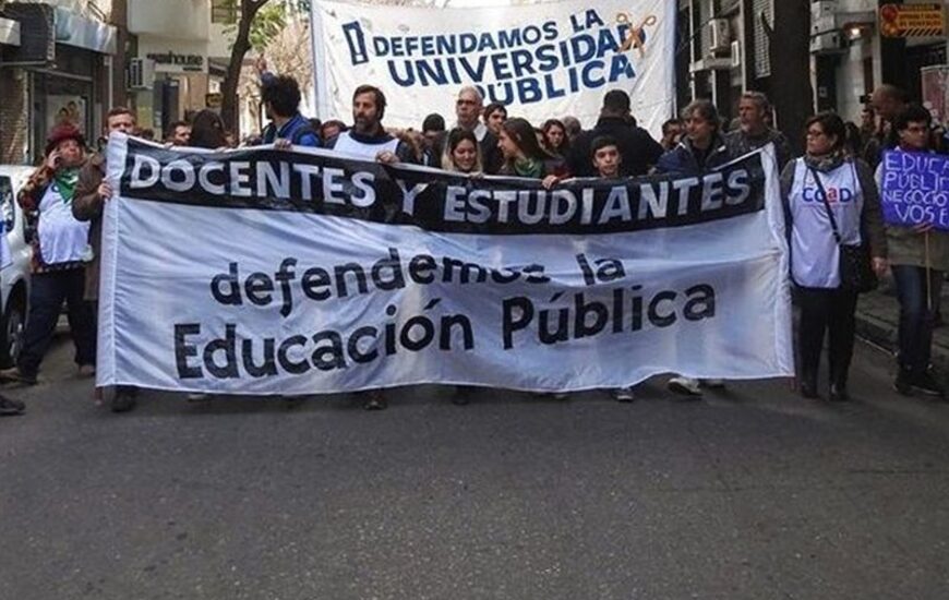 La comunidad universitaria se encuentra movilizada. Foto: Coad