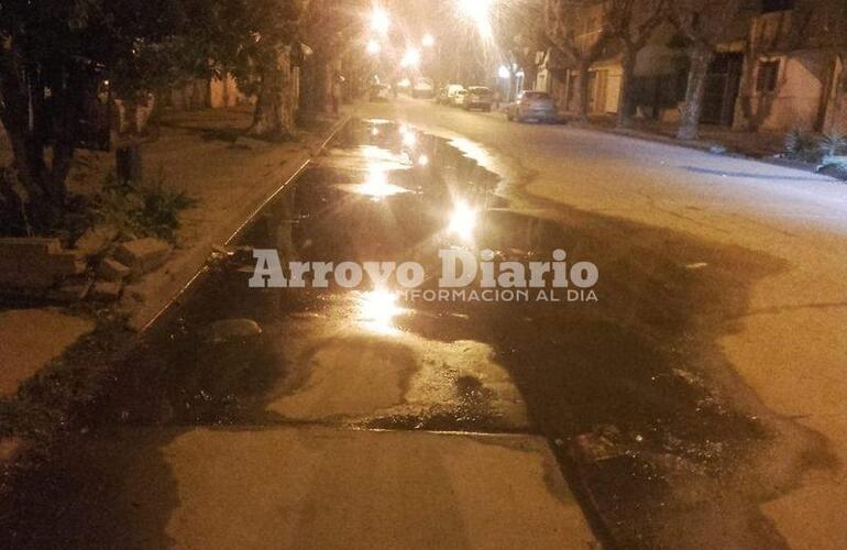 El lugar. Calle San Mart&iacute;n casi intersecci&oacute;n con San Nicol&aacute;s.