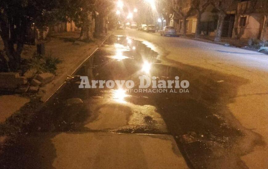 El lugar. Calle San Mart&iacute;n casi intersecci&oacute;n con San Nicol&aacute;s.