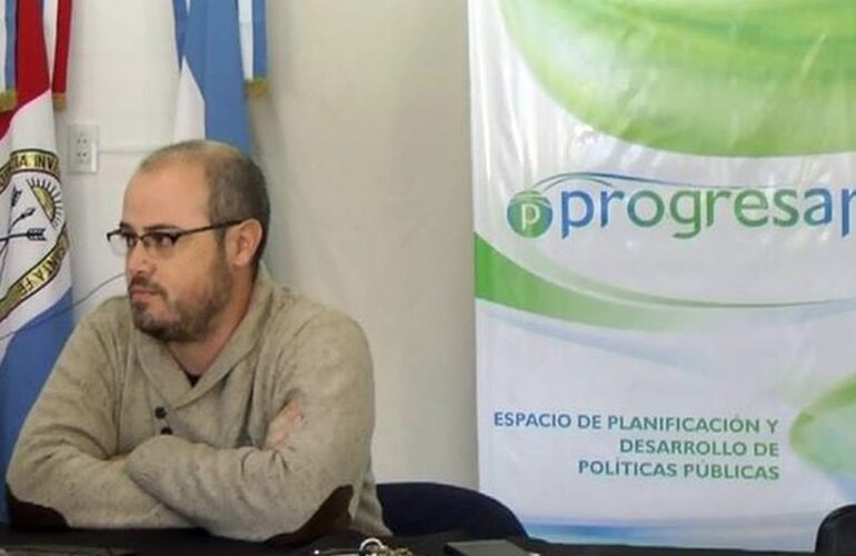 El ex intendente Darío Gres es quien lidera el espacio Progresar. Foto: Canal 2