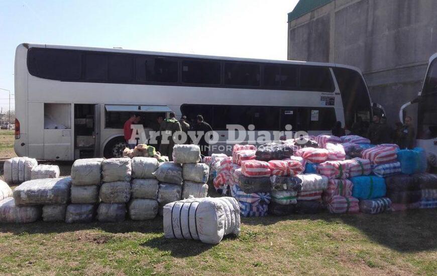 Procedimiento. La mercadería se descargó en el destacamento que está en Arroyo Seco.