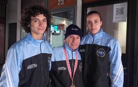 Imagen de Fermín, Lautaro y Lucila hablaron de la participación en el Campeonato Mundial de Taekwondo en Bielorrusia