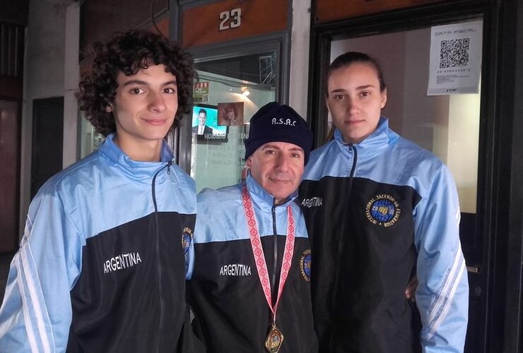 Imagen de Fermín, Lautaro y Lucila hablaron de la participación en el Campeonato Mundial de Taekwondo en Bielorrusia
