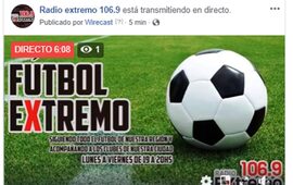 Imagen de Emisión EN VIVO, Fútbol Extremo por 106.9