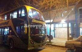 Por la cantidad de demorados y para un mejor trabajo policial; el colectivo fue trasladado hacia la seccional 27ma de Arroyo Seco.