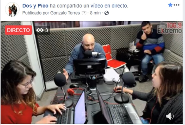 Imagen de Emisión EN VIVO, Dos & Pico Radio Extremo 106.9