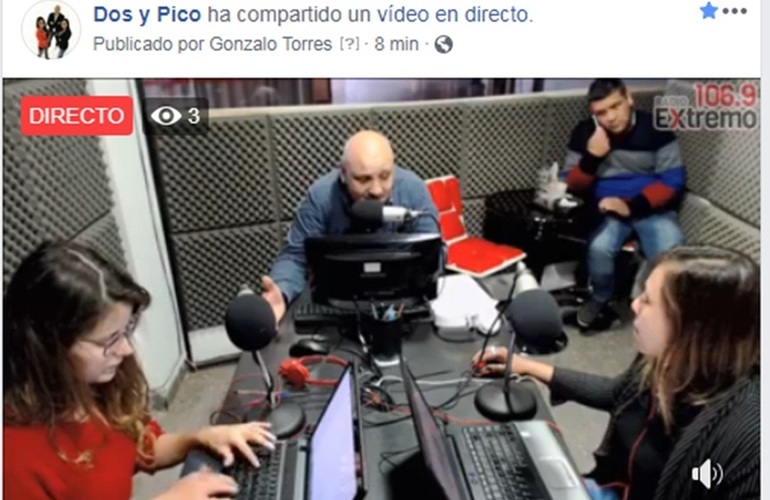 Imagen de Emisión EN VIVO, Dos & Pico Radio Extremo 106.9