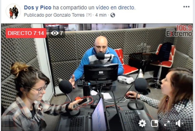 Imagen de Emisión EN VIVO, Dos & Pico Radio Extremo 106.9