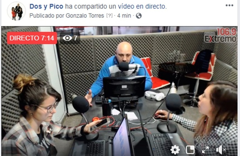 Imagen de Emisión EN VIVO, Dos & Pico Radio Extremo 106.9