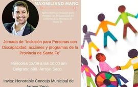 Imagen de Jornada de Inclusión para Personas con Discapacidad, acciones y programas de la provincia de Santa Fe"