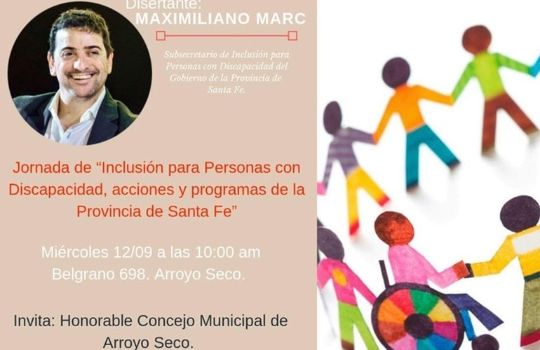 Imagen de Jornada de Inclusión para Personas con Discapacidad, acciones y programas de la provincia de Santa Fe"