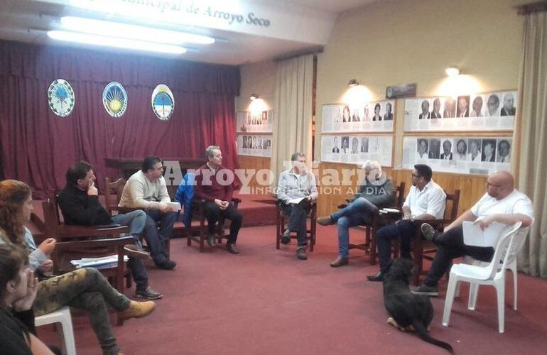 Poca convocatoria. Solo contados comerciantes asistieron este mi&eacute;rcoles a la reuni&oacute;n.