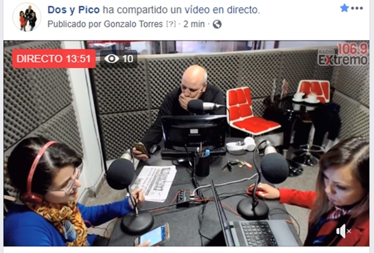 Imagen de Emisión EN VIVO, Dos & Pico Radio Extremo 106.9