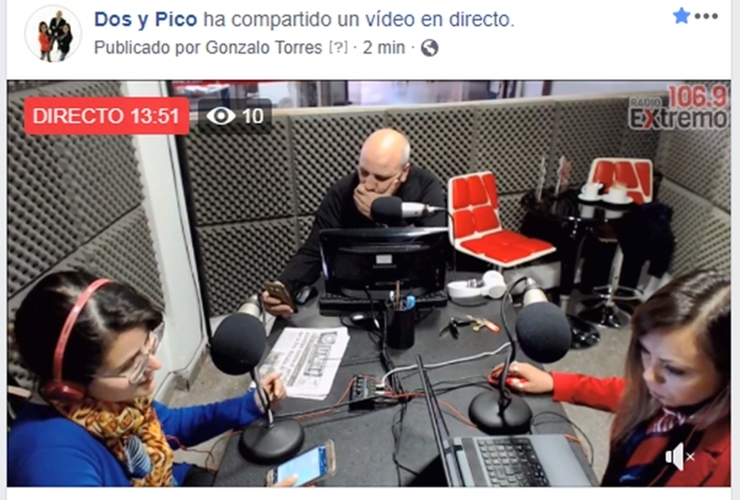 Imagen de Emisi&oacute;n EN VIVO, Dos & Pico Radio Extremo 106.9
