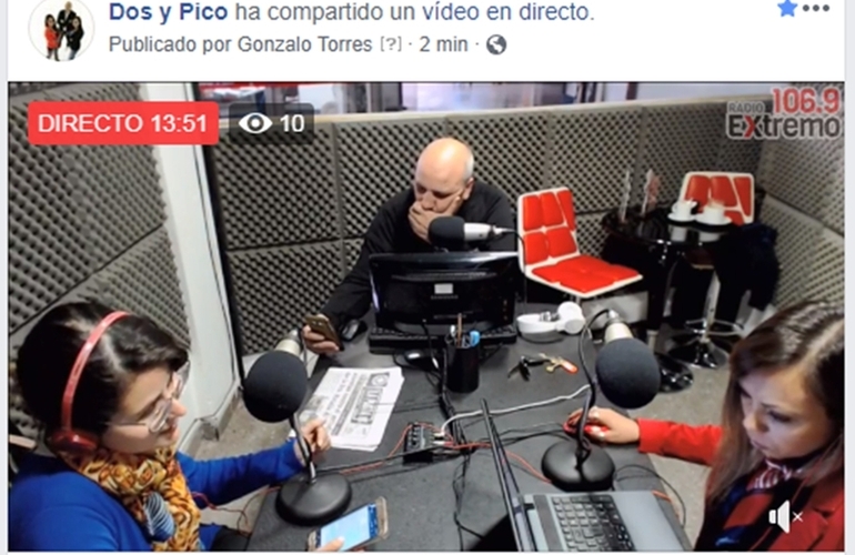 Imagen de Emisión EN VIVO, Dos & Pico Radio Extremo 106.9