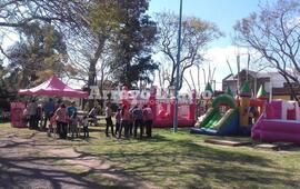 El diputado Rubeo fue recibido por Sebastián Ghione, El Dr. José Luis Murina y por el Dr. Damián Cavallero.