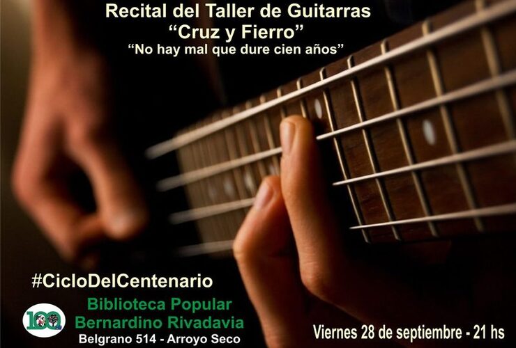 Imagen de Recital del taller de Guitarras de Cruz y Fierro