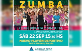 Imagen de Se viene una nueva clase abierta de Zumba