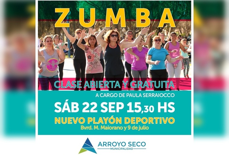 Imagen de Se viene una nueva clase abierta de Zumba