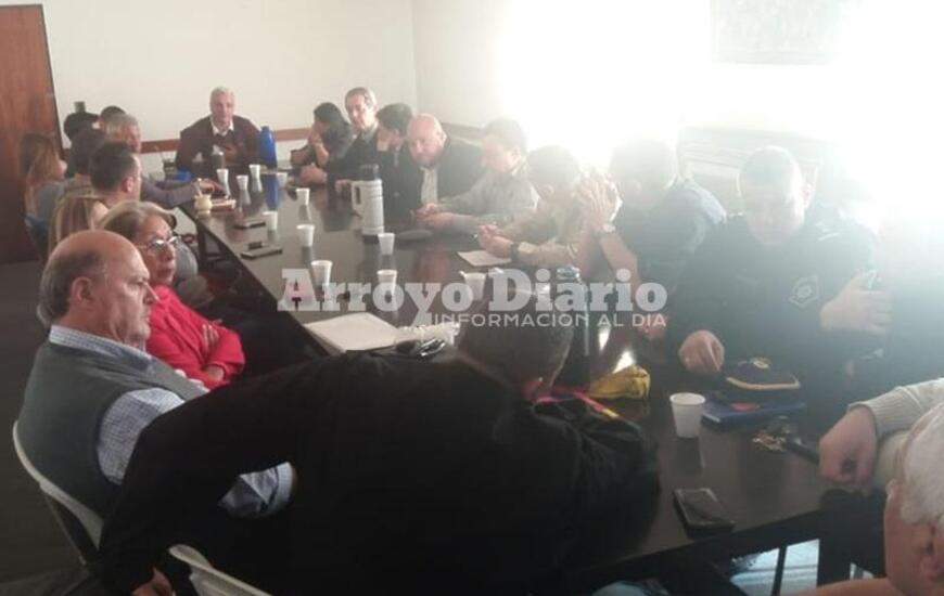 En la Municipalidad. La reuni&oacute;n se est&aacute; realizando en la Sala Posta de San Mart&iacute;n.