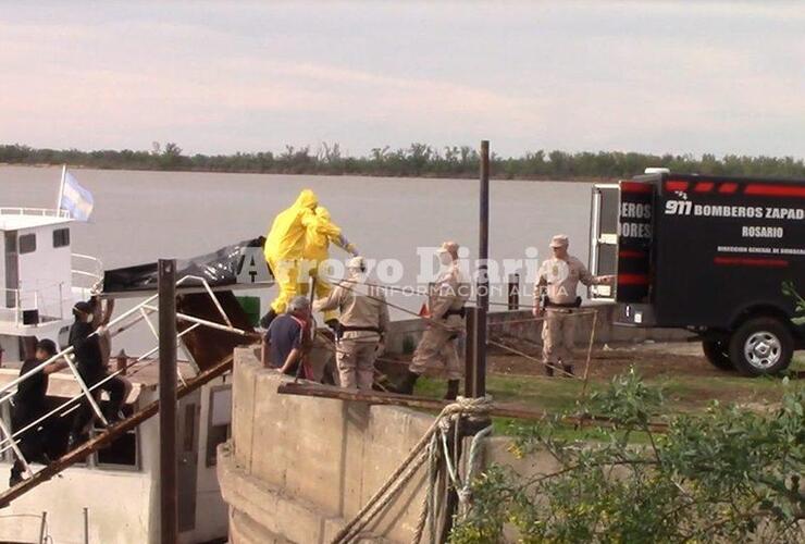 Por razones de logística; el cuerpo hallado se levantó en el Puerto de Arroyo Seco.