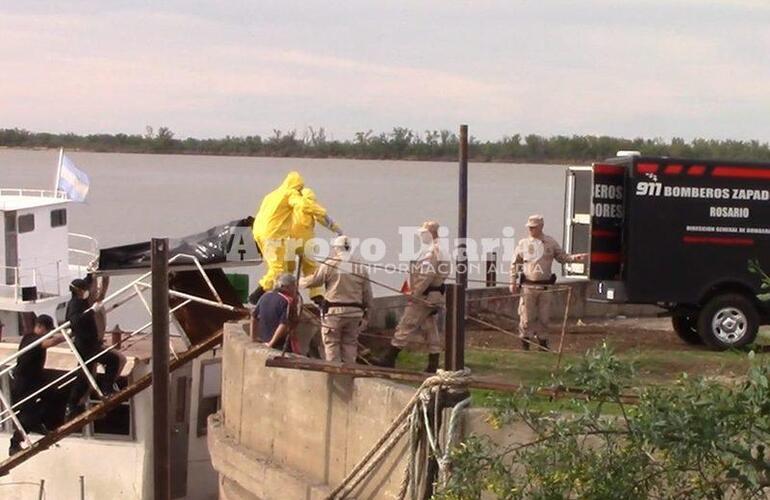 Por razones de logística; el cuerpo hallado se levantó en el Puerto de Arroyo Seco.