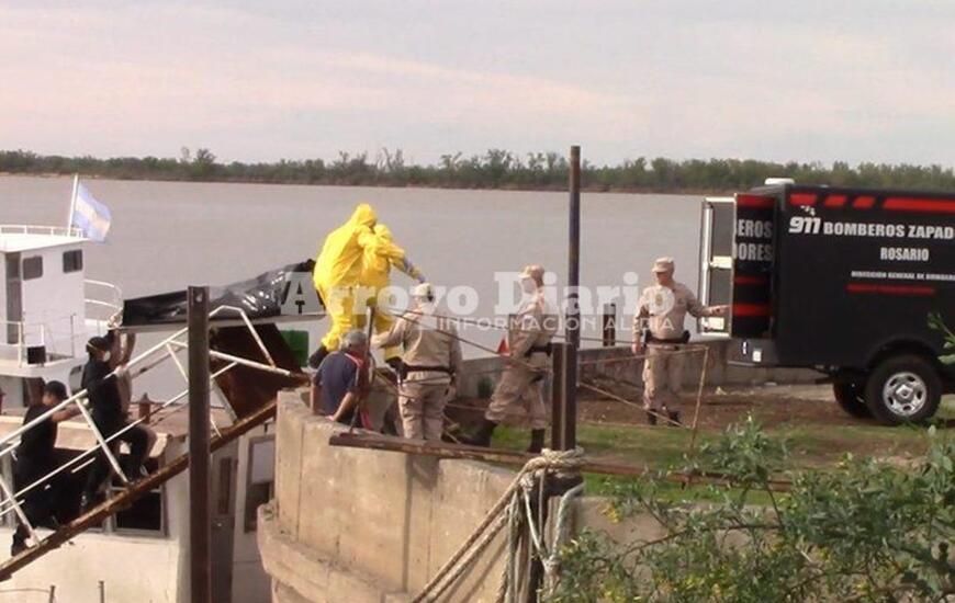 Por razones de log&iacute;stica; el cuerpo hallado se levant&oacute; en el Puerto de Arroyo Seco.