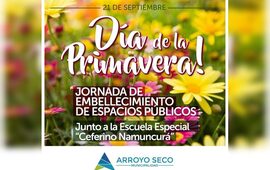 Imagen de D&iacute;a de la Primavera: Jornada de embellecimiento de espacios p&uacute;blicos