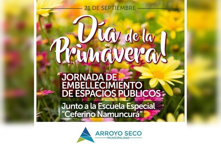 Imagen de D&iacute;a de la Primavera: Jornada de embellecimiento de espacios p&uacute;blicos