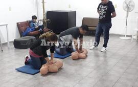 En el Centro Cultural. La clase tuvo lugar anoche en el SUM Gloria Gennai.