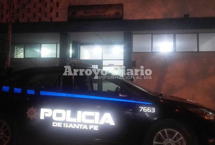 En la comisaría. La chica junto a su mamá dejaron constancia del hecho en la sede policial local.