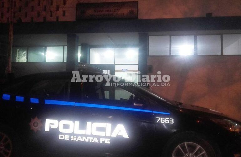 En la comisaría. La chica junto a su mamá dejaron constancia del hecho en la sede policial local.