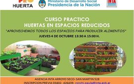 Imagen de Curso Pr&aacute;ctico Huertas en Espacios Reducidos
