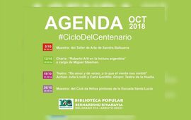 Imagen de Agenda de Octubre, Biblioteca Popular Bernardino Rivadavia