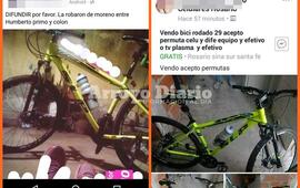 Imagen de Le robaron la bici y la vend&iacute;an por Facebook