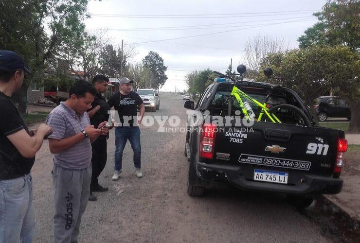 El "tiburón" Manuel Orellana recuperó su bicicleta.