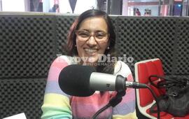 En la radio. La médica pasó por Radio Extremo y aprovechamos para hablar sobre parte del funcionamiento del "Ramón Carillo"
