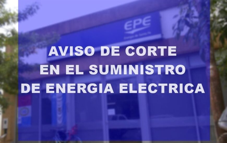 Imagen de Corte programado en el servicio de energía eléctrica
