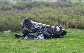 Imagen de Un hombre mayor murió en choque sobre autopista a Santa Fe