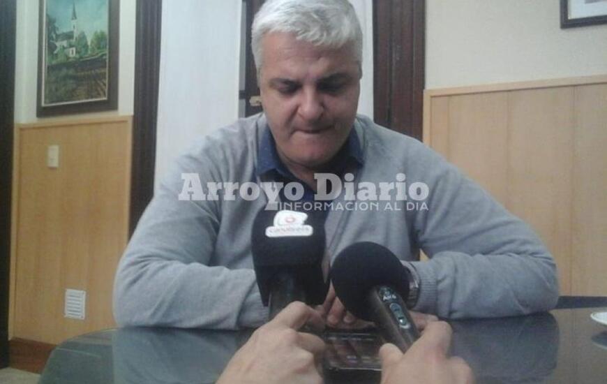 Nizar Esper, intendente de Arroyo Seco. Foto: Nicol&aacute;s Trabaina