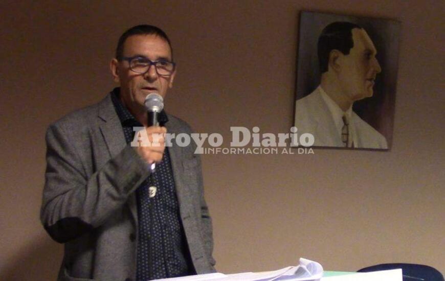 Sergio Gaudio, Secretario General del SITRAM Arroyo Seco.