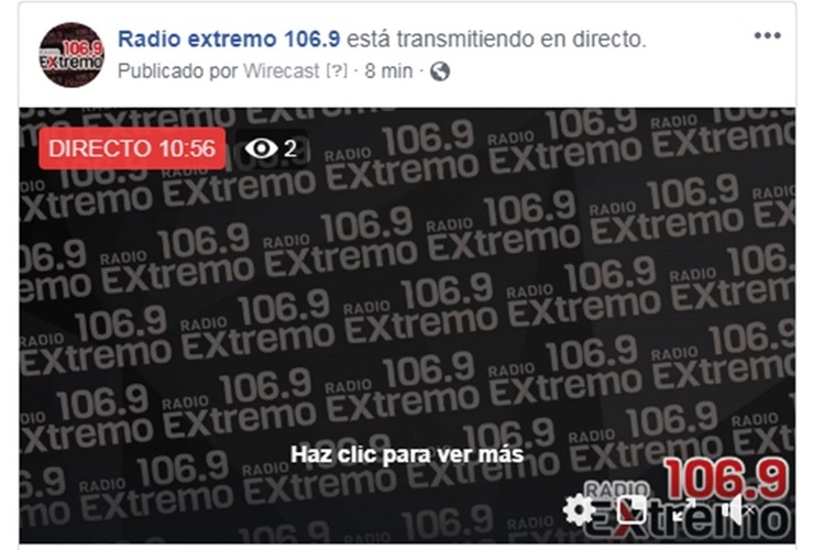 Imagen de Emisión EN VIVO, Dos & Pico Radio Extremo 106.9